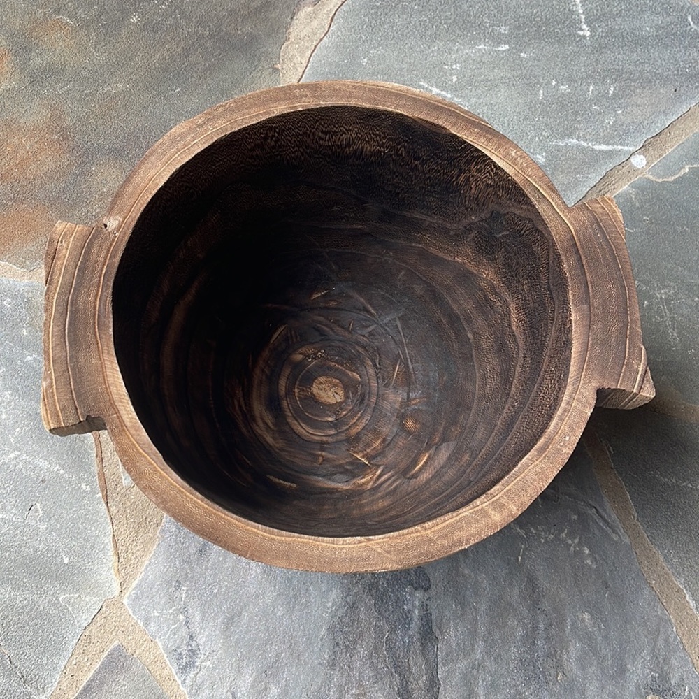 Anthropologie-Paulownia Wood Bin - Picture 9 of 10